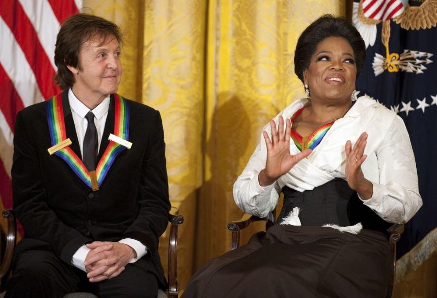 Paul McCartney e Oprah Winfrey são homenageados pelo Centro Kennedy