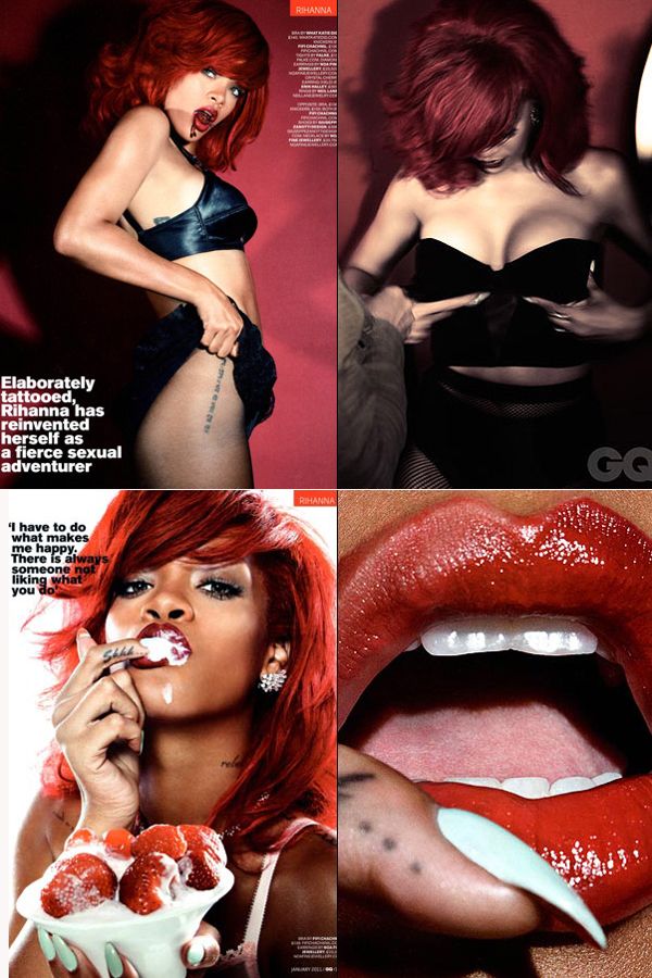 Rihanna posa sexy e fala sobre ex-namorado à edição de janeiro da GQ
