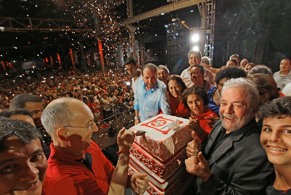 Lula foi o grande homenageado da festa de 36 anos do PT / Ricardo Stuckert/Instituto Lula