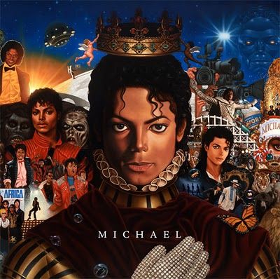 Capa de Michael, disco póstumo do Rei do Pop que chega hoje às lojas