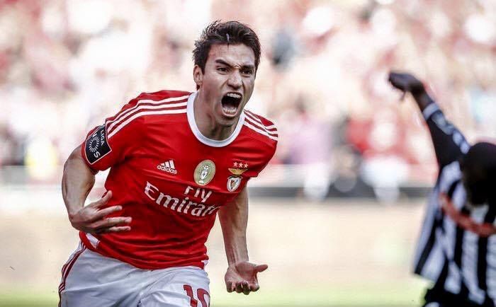 Gaitán estava no Benfica desde 2010 - Reprodução/Facebook
