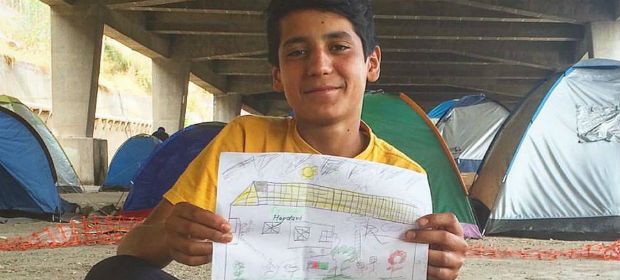 crianca refugiado desenho drawfugees