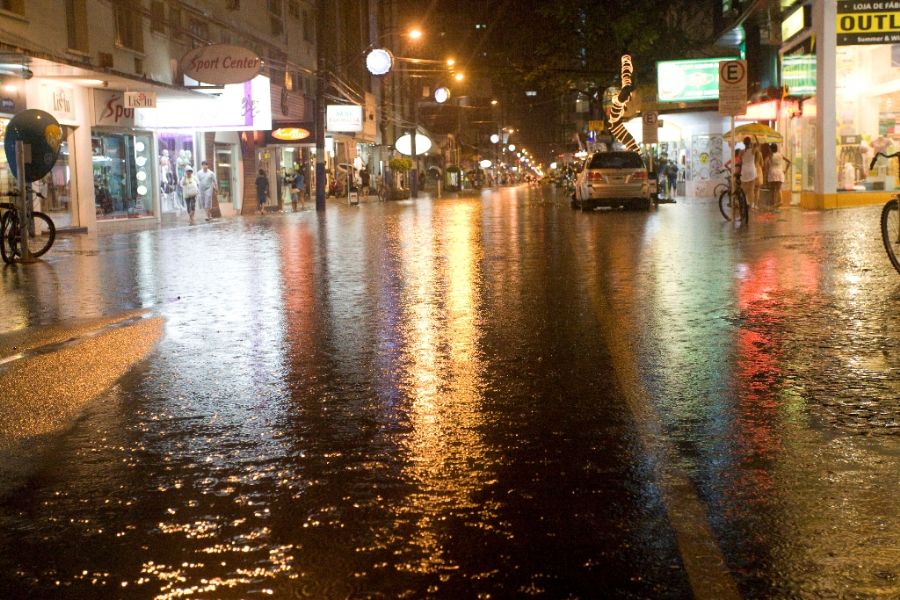 Balneáriu Camburiú também sofreu com as chuvas
