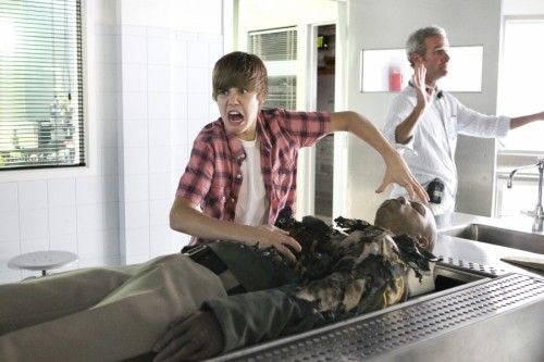 Justin Bieber na primeira aparição em CSI