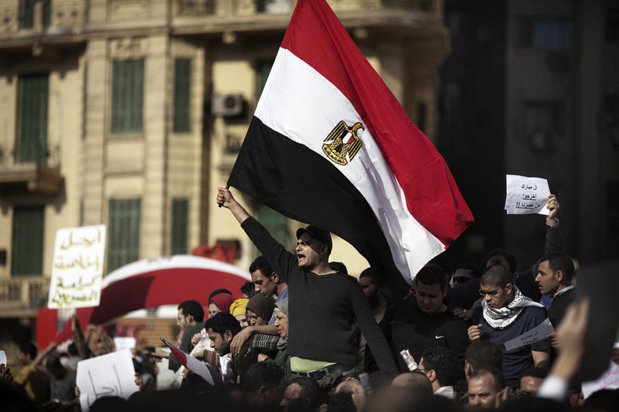 O Egito chegou no domingo ao sexto dia de protestos 