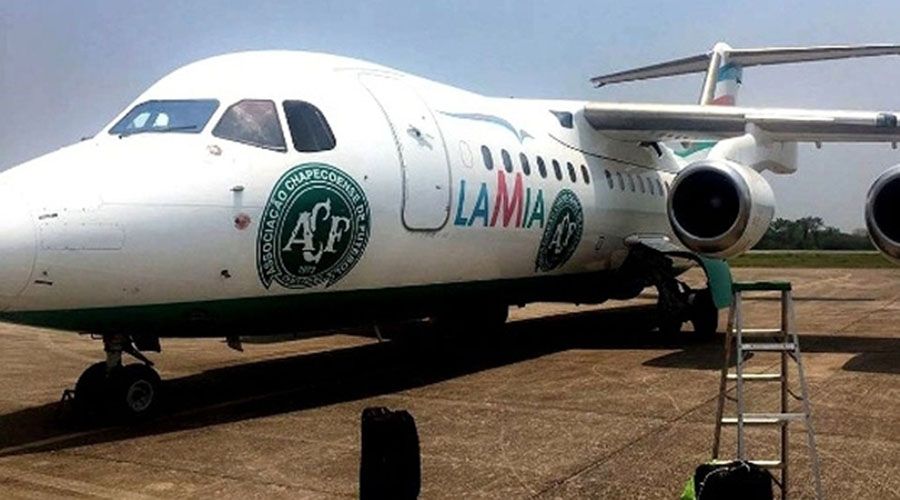 Avião da LaMia ficou sem combustível - Reprodução/Twitter