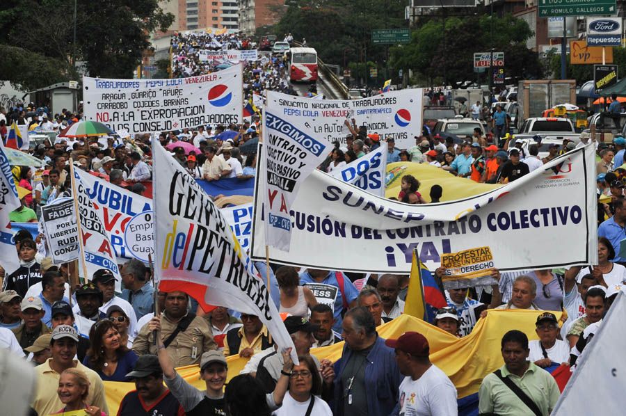 Protesto contra o governo de Hugo Chávez foi pacífico, segundo a imprensa