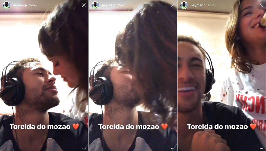 Neymar Ganha Beijo De Bruna Marquezine Not Cias Famosos Band Com Br