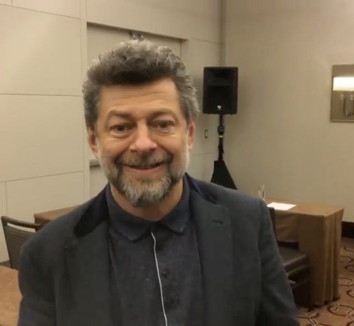 Andy Serkis é conhecido por suas atuações em captura de movimento