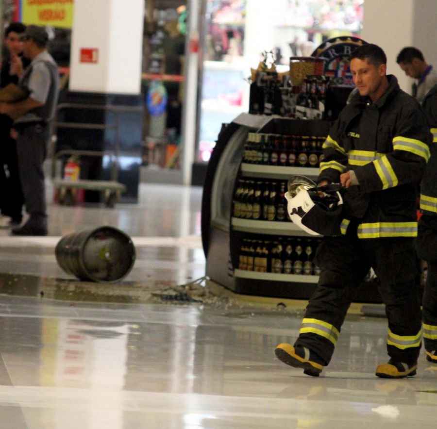 O acidente ocorreu no Santana Parque Shopping, zona norte de São Paulo 