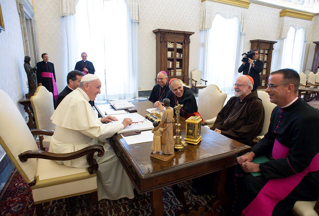 Káº¿t quáº£ hÃ¬nh áº£nh cho pope meeting with american cardinals