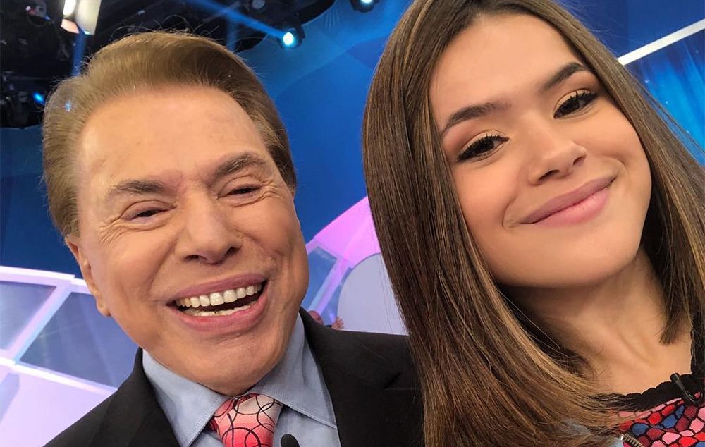 Silvio Santos e Maísa trabalham juntos desde que ela era criança Divulgação/Instagram