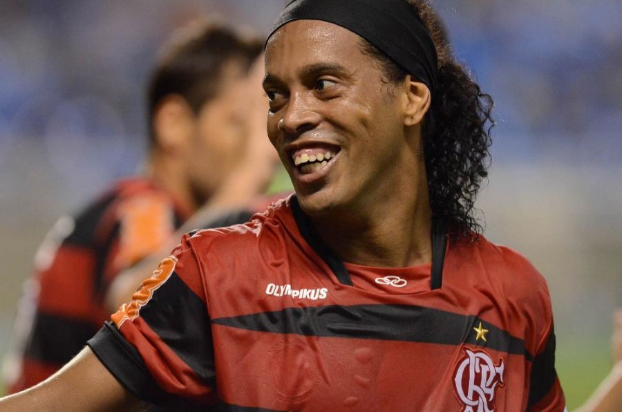 Ronaldinho Gaúcho ficou fazendo musculação na academia do clube / Foto: Fábio Borges/Vipcomm