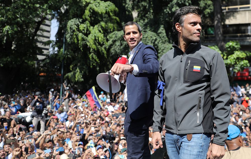 Juan Guaidó promete ações contra o governo do país vizinho até queda de Nicolás Maduro
