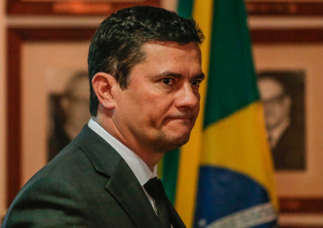Sérgio Moro afirma que não reconhece o teor das mensagens divulgadas hoje pelo portal The Intercept Brasil 