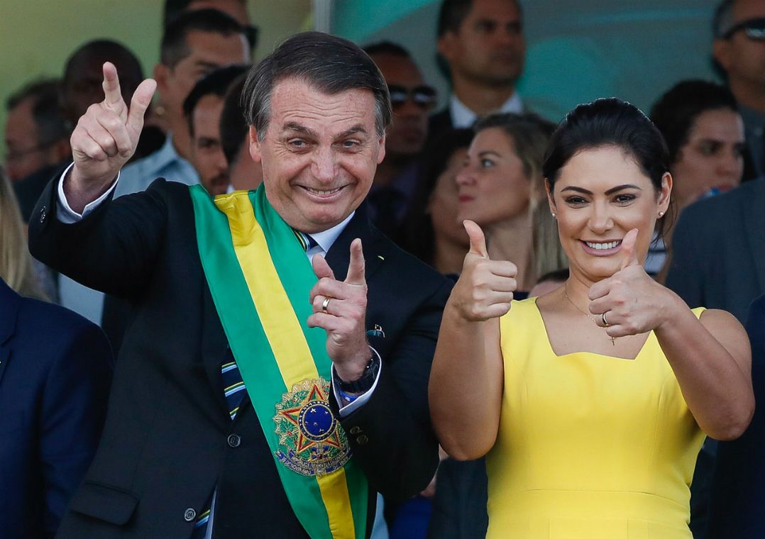 Bolsonaro e Michelle Bolsonaro Alan Santos/PR