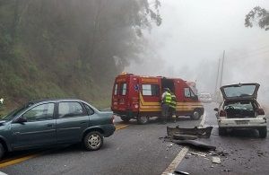 Acidente na Rodovia Floriano Rodrigues deixa três feridos