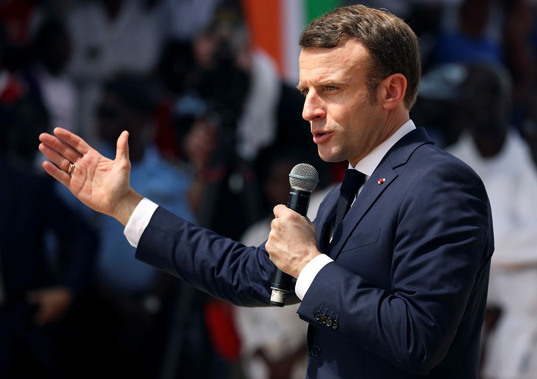Presidente francês quer que Europa deixe de comprar produto do Brasil Luc Gnago/Reuters