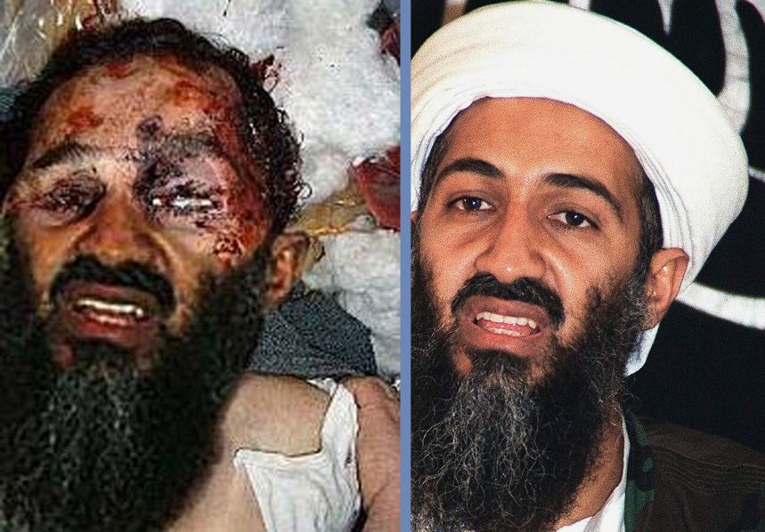 Imagem mostra o rosto do terrorista após sua morte