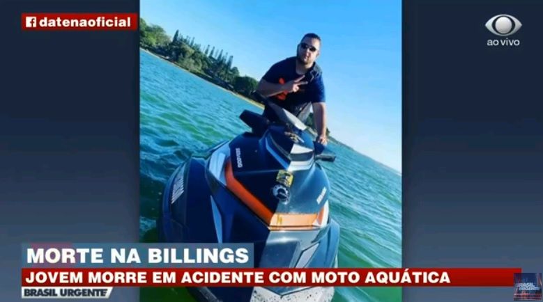 Jovem morre em acidente com moto aquática na Represa Billings