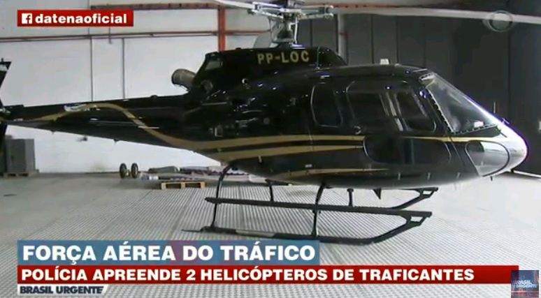 Polícia apreende helicópteros utilizados pelo tráfico de drogas