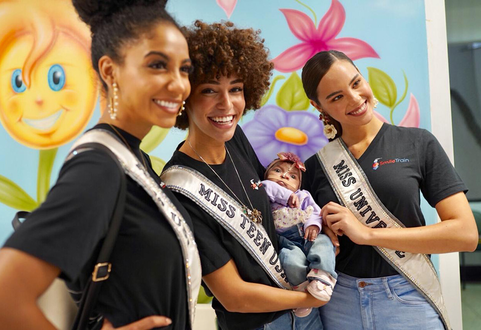Miss Universo 2018 visita pacientes com fissura labiopalatina no Brasil