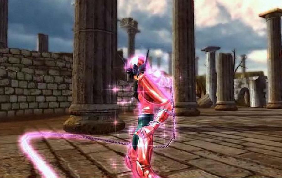 Cavaleiro Shun, de Andrômeda, em detalhe no novo jogo da Bandai para PlayStation