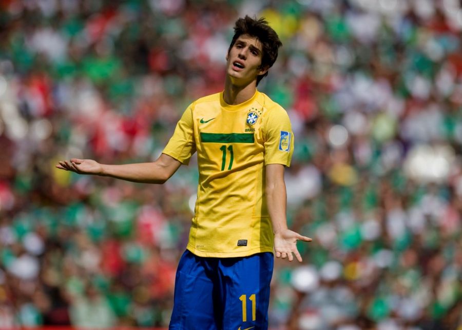 Lucas Piazon foi o destaque do Brasil no sub-17 /  Alfredo Estrella/AFP