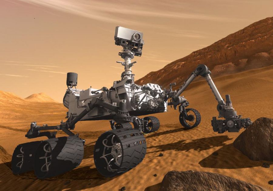 Robô Curiosity vai buscar vida em Marte / Foto: Reprodução/Nasa