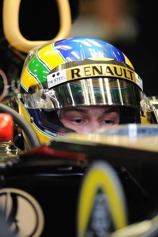 Bruno está em seu primeiro ano como piloto titular / Tom Gandolfini/AFP