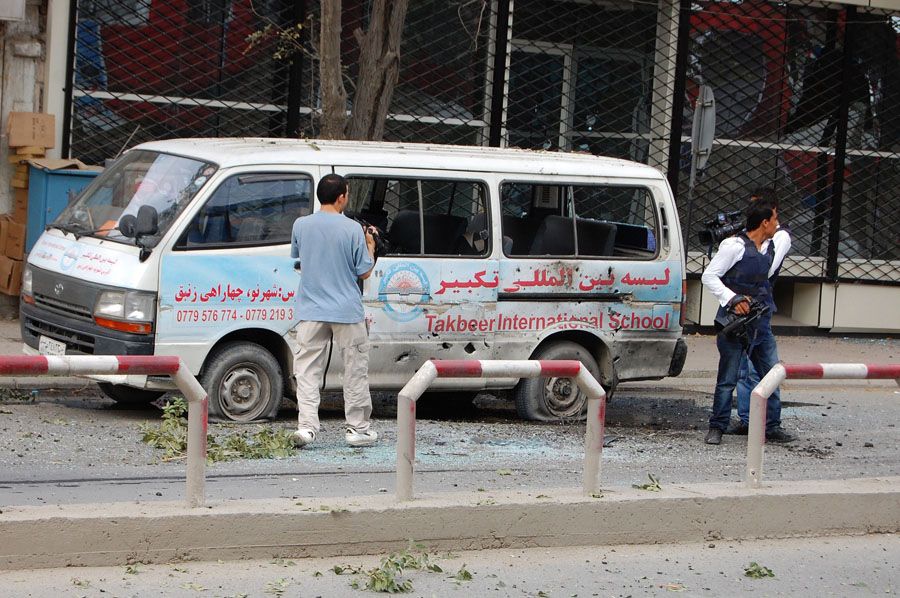 Tiros e explosões foram ouvidos no centro de Cabul  / Daud Yardost/ AFP