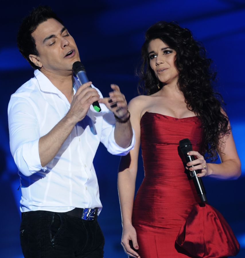 Paula Fernandes canta com Zezé Di Camargo horas antes do pequeno acidente / Francisco Cepeda/AgNews