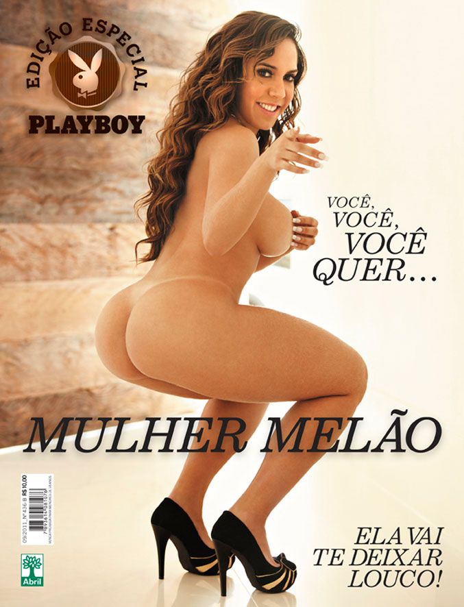 Melão: Você quer? / Reprodução/Playboy