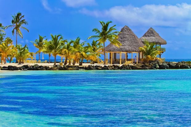 A praia mais popular entre os turistas é Punta Cana