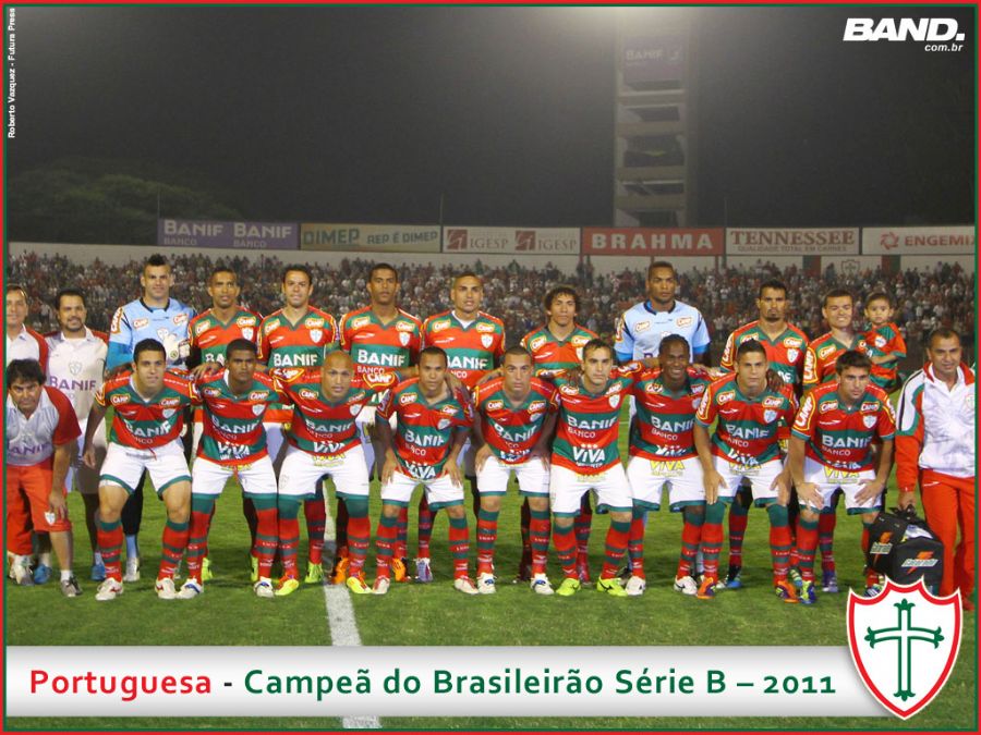Portuguesa Campeã da Série B do Brasileirão 2011 - Papel de parede / Roberto Vazquez/Futura Press