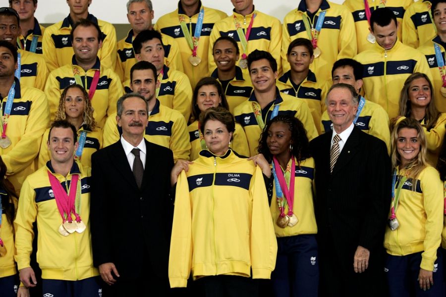 Dilma recebe atletas do Pan 