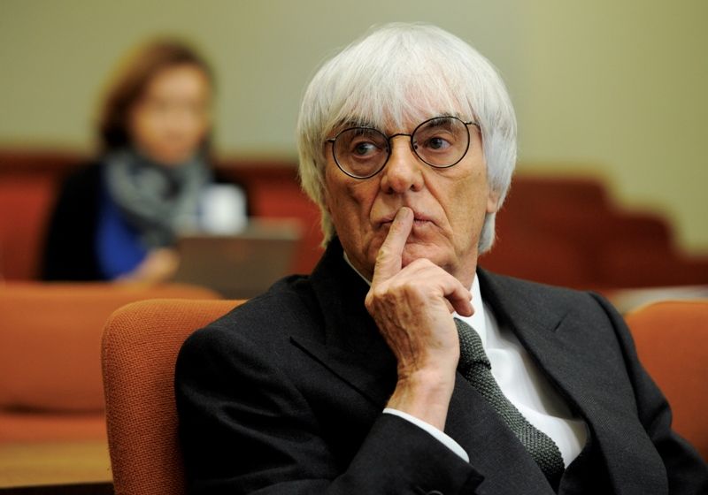 Bernie Ecclestone, diretor de Fórmula 1 Tobias Hase/Pool/AFP