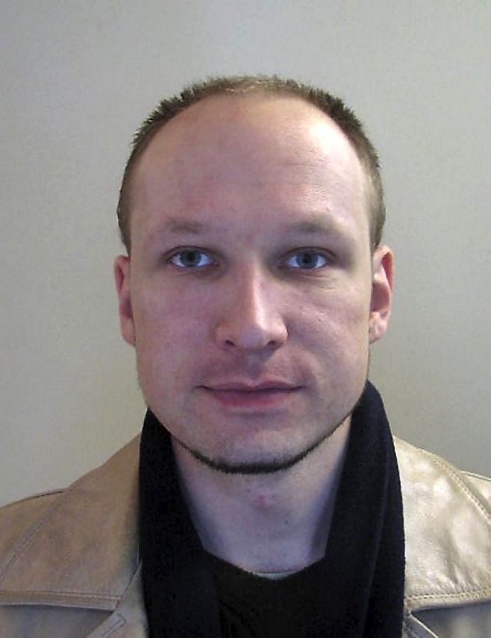 Breivik confessou ter cometido os ataques na Noruega, em julho deste ano / POLICE HO / POLICE / AFP