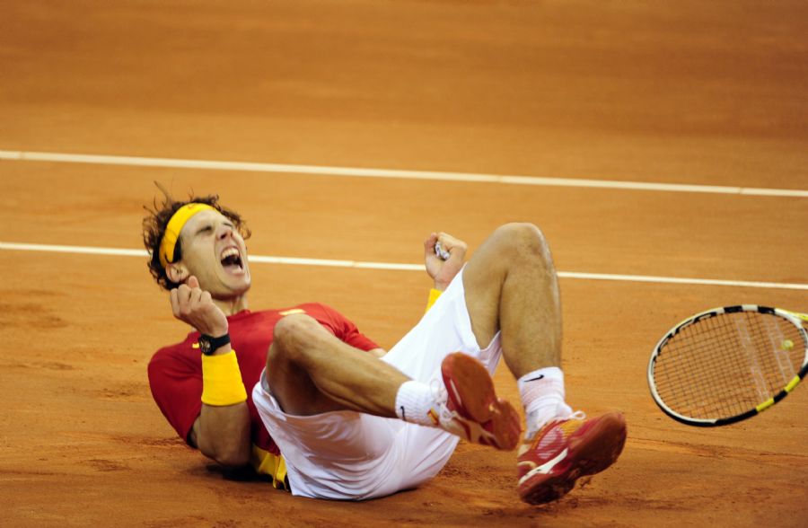 Rafael Nadal venceu por 1/6, 6/4, 6/1 e 7/6 (7/0) / Javier Soriano/AFP