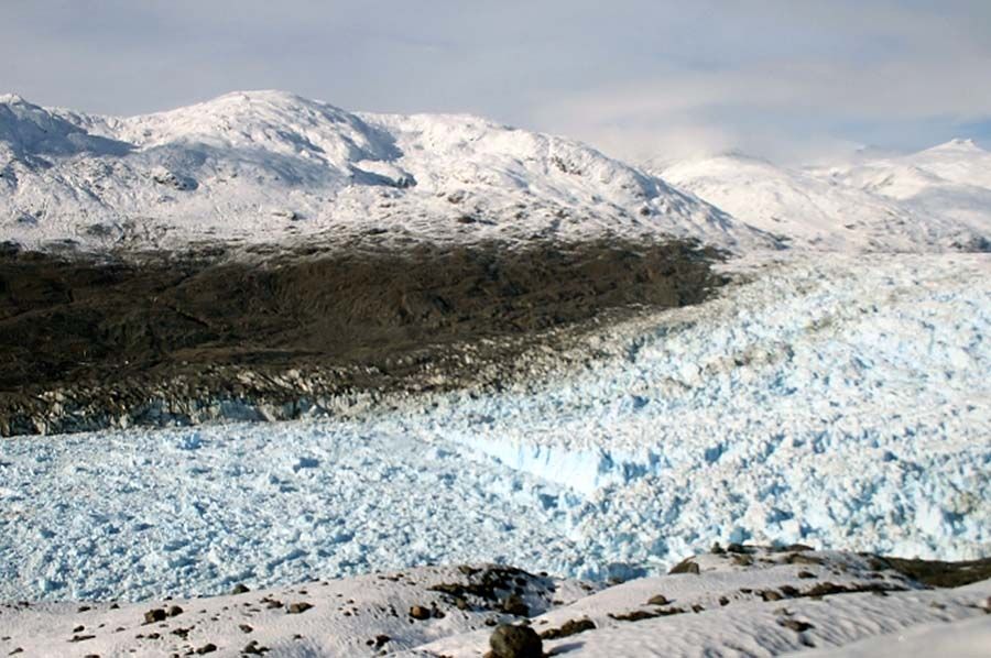 Glaciar Jorge Montt foi o que apresentou maior redução na Patagônia  / Centro de Estudios Cientificos/ AFP