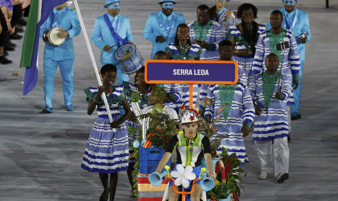 A roupa de Serra Leoa também foi muito elogiada
