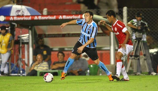 Kleber em ação contra o Inter / Lucas Uebel/Grêmio FBPA