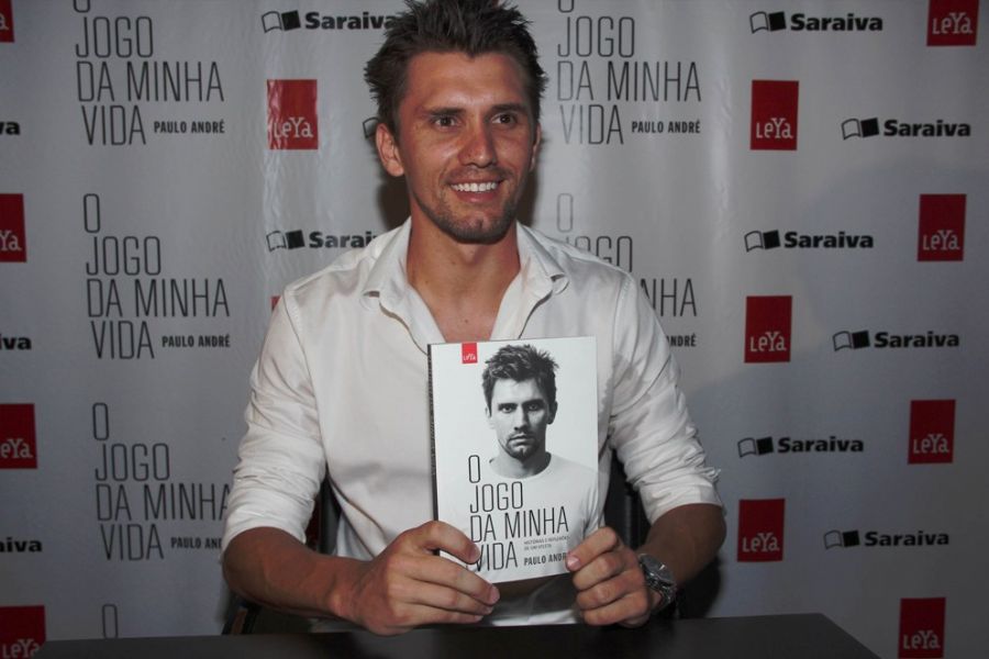 Paulo André lançou “O Jogo da Minha Vida – Histórias e Reflexões de um Atleta” / Renato Silva Cerqueira/Futura Press