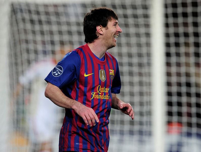 Messi foi o principal destaque na goleada do Barcelona ao marcar cinco gols nesta quarta-feira / Josep Lago/AFP 