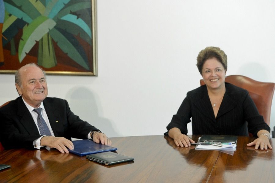 Blatter se reuniu com Dilma nesta sexta-feira / Wilson Dias/ABr