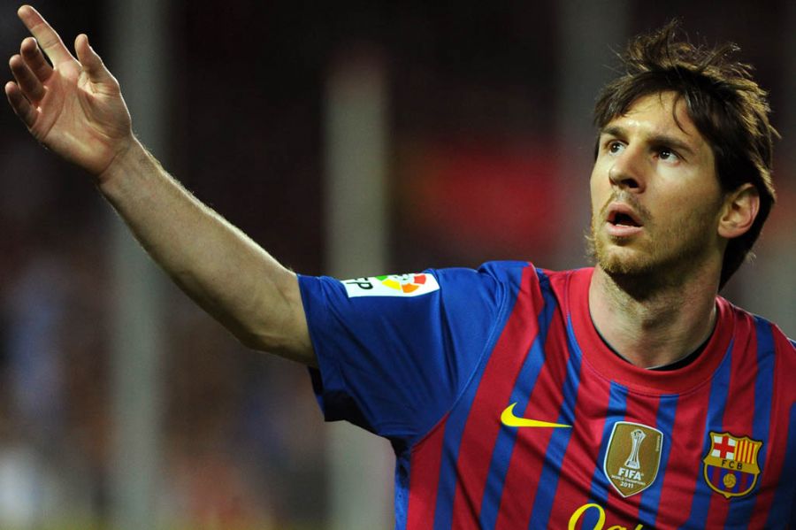 Messi mais uma vez foi destaque na vitória do Barcelona / Jorge Guerrero/AFP