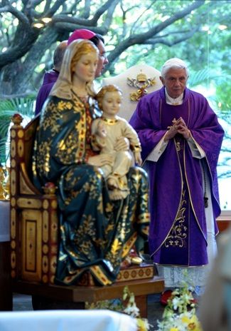 Papa visitou o México neste sábado / L´osservatore Romano/AFP