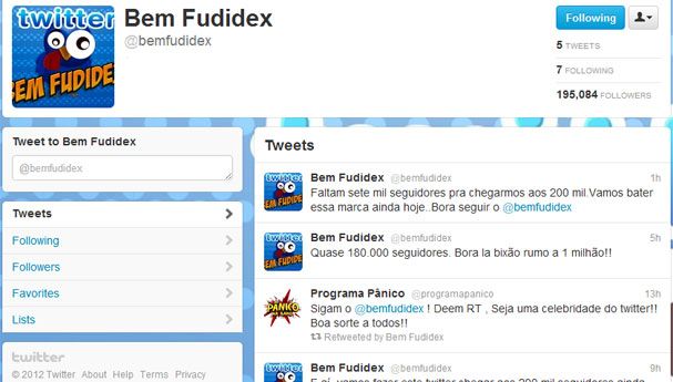 Bem Fudidex / Divulgação/Twitter