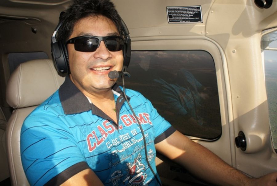 Dalto Martins pilotava o próprio avião no momento do acidente / Divulgação