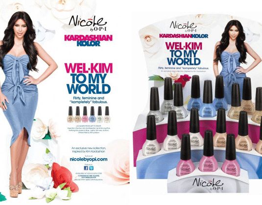 Kim Kardashian lança sua própria coleção de esmaltes 